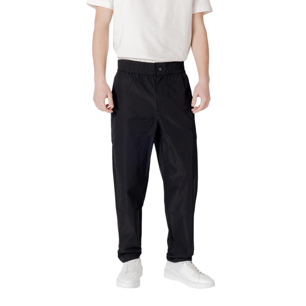 Blugi și pantaloni negri din poliester Calvin Klein Jeans