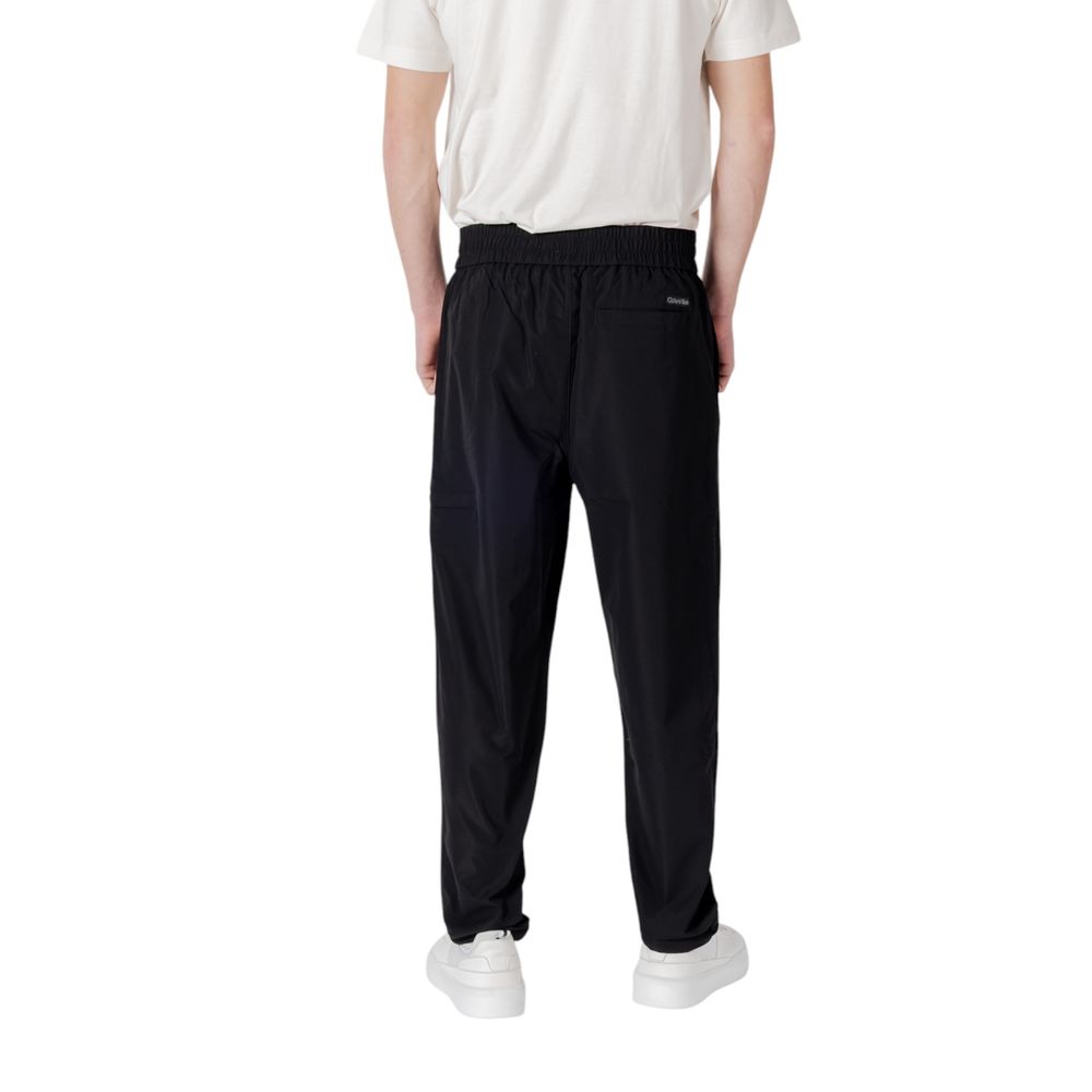Blugi și pantaloni negri din poliester Calvin Klein Jeans
