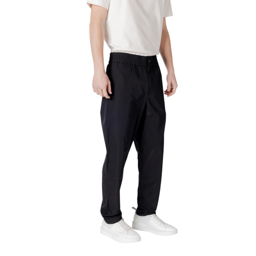 Blugi și pantaloni negri din poliester Calvin Klein Jeans