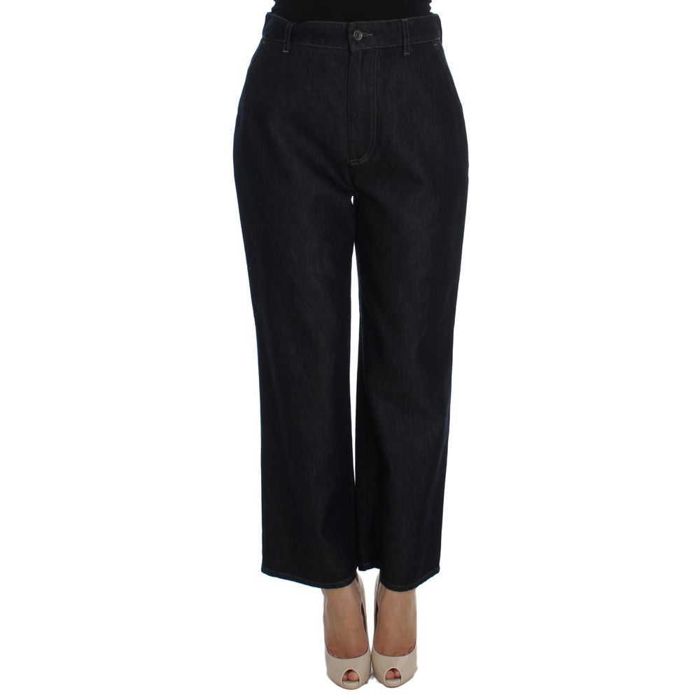 Blugi și pantaloni din bumbac albastru Dolce &amp; Gabbana