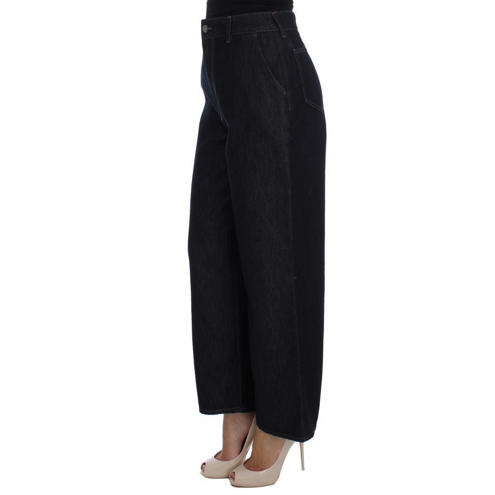 Blugi și pantaloni din bumbac albastru Dolce &amp; Gabbana
