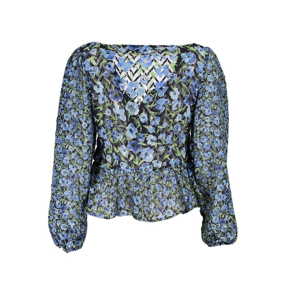Desigual Blauer Polyesterpullover