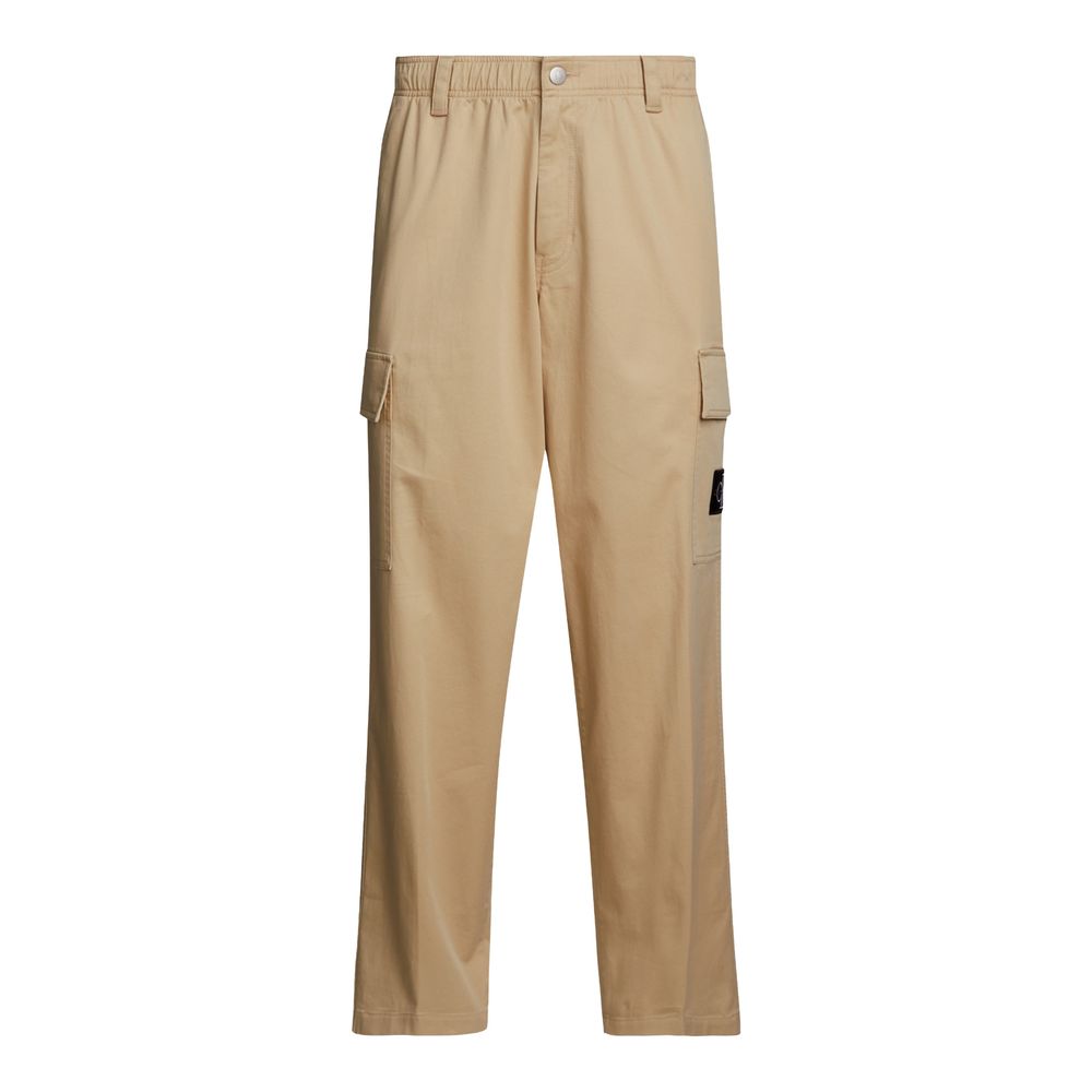 Blugi și pantaloni bej din bumbac Calvin Klein