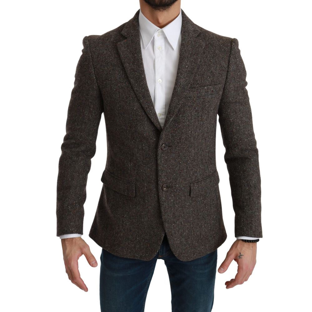 Brauner Anzug aus Schurwolle von Dolce &amp; Gabbana