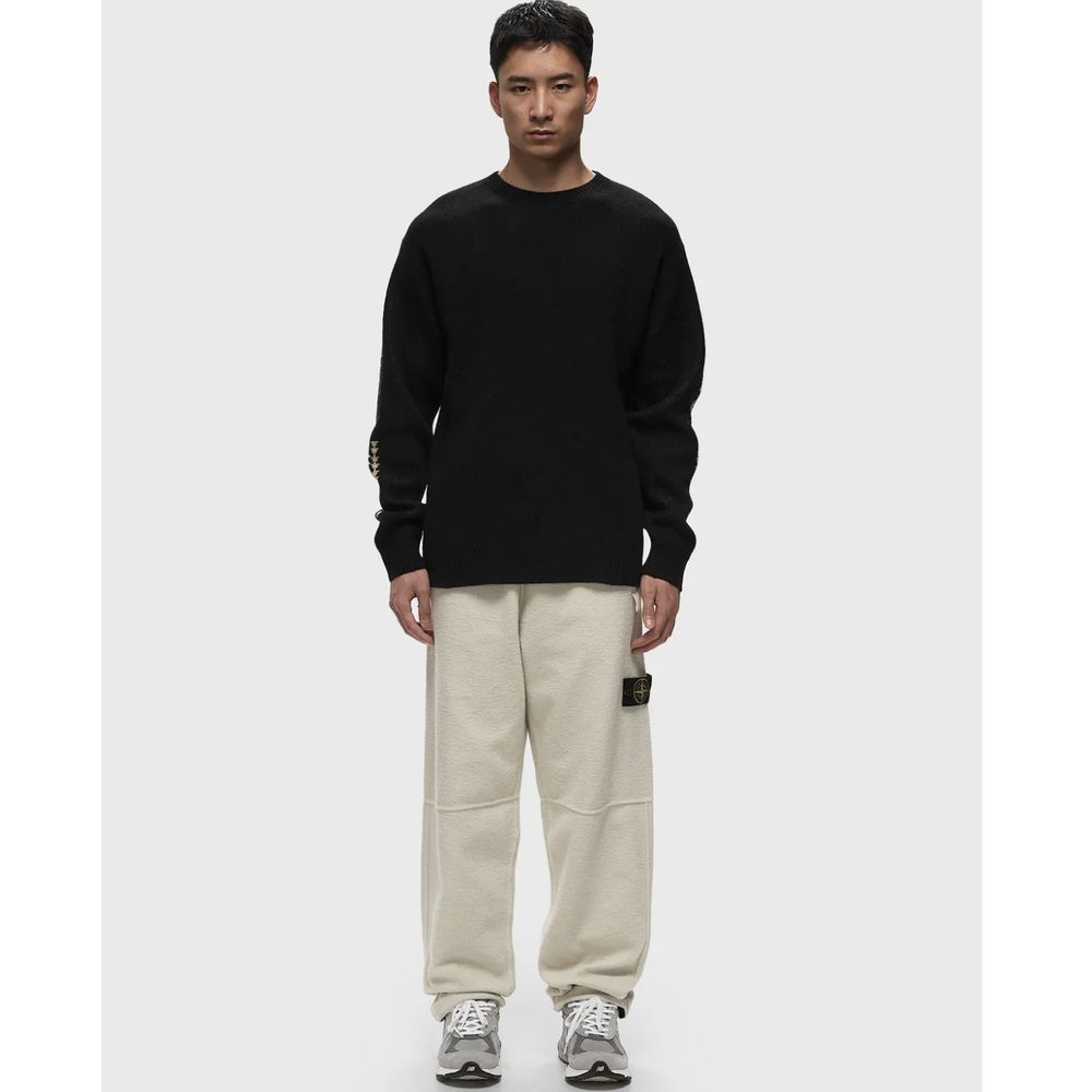 Stone Island – Weiße Jeans und Hose aus Baumwolle