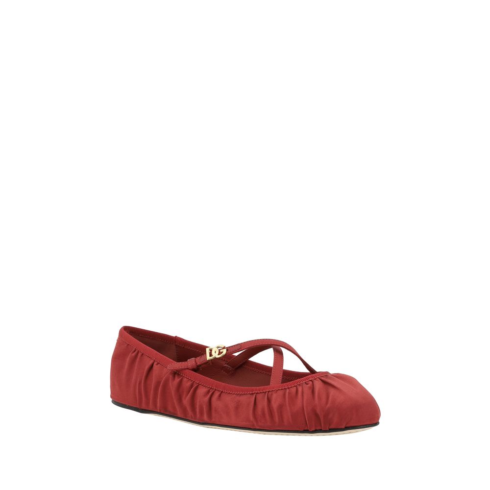 Dolce &amp; Gabbana Satin-Ballerinas