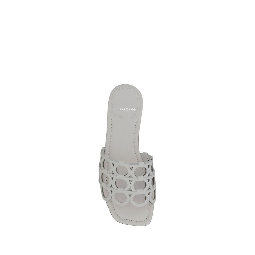 Sandale Ferragamo cu model Gancini