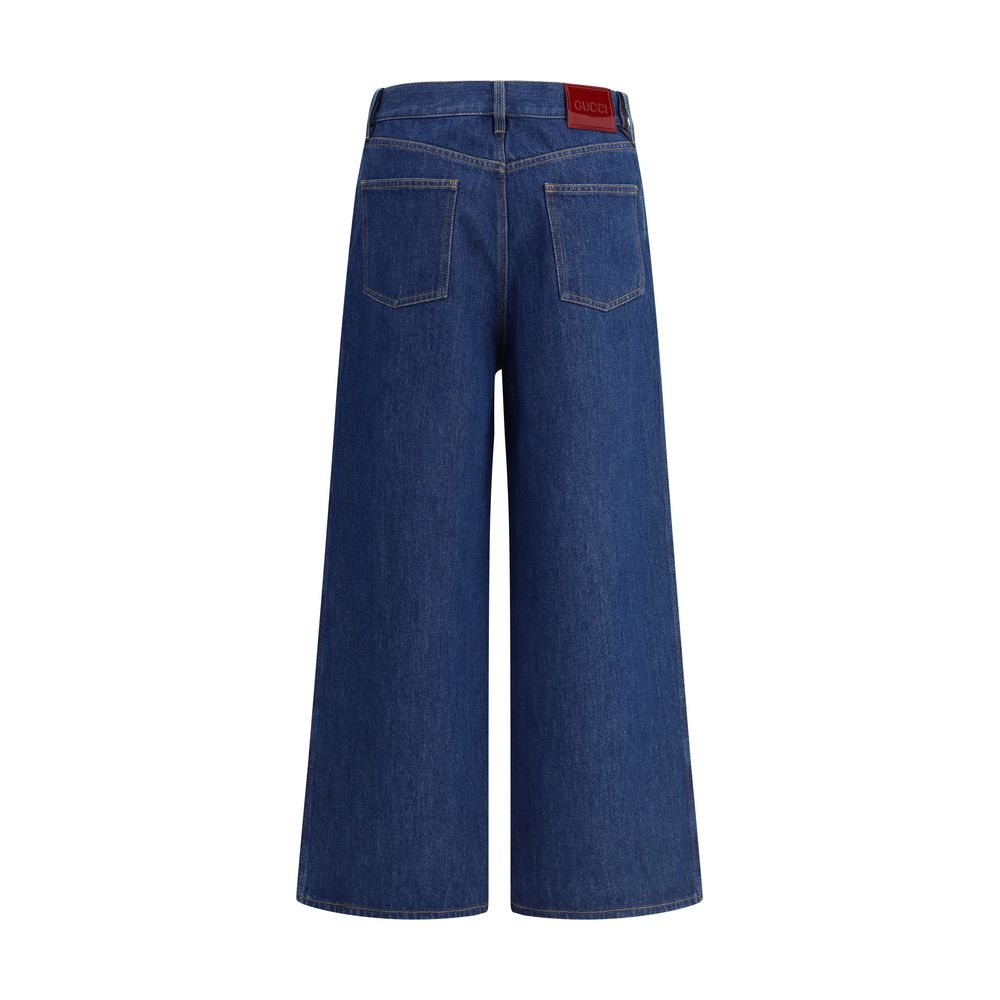 Gucci Jeans mit weitem Bein