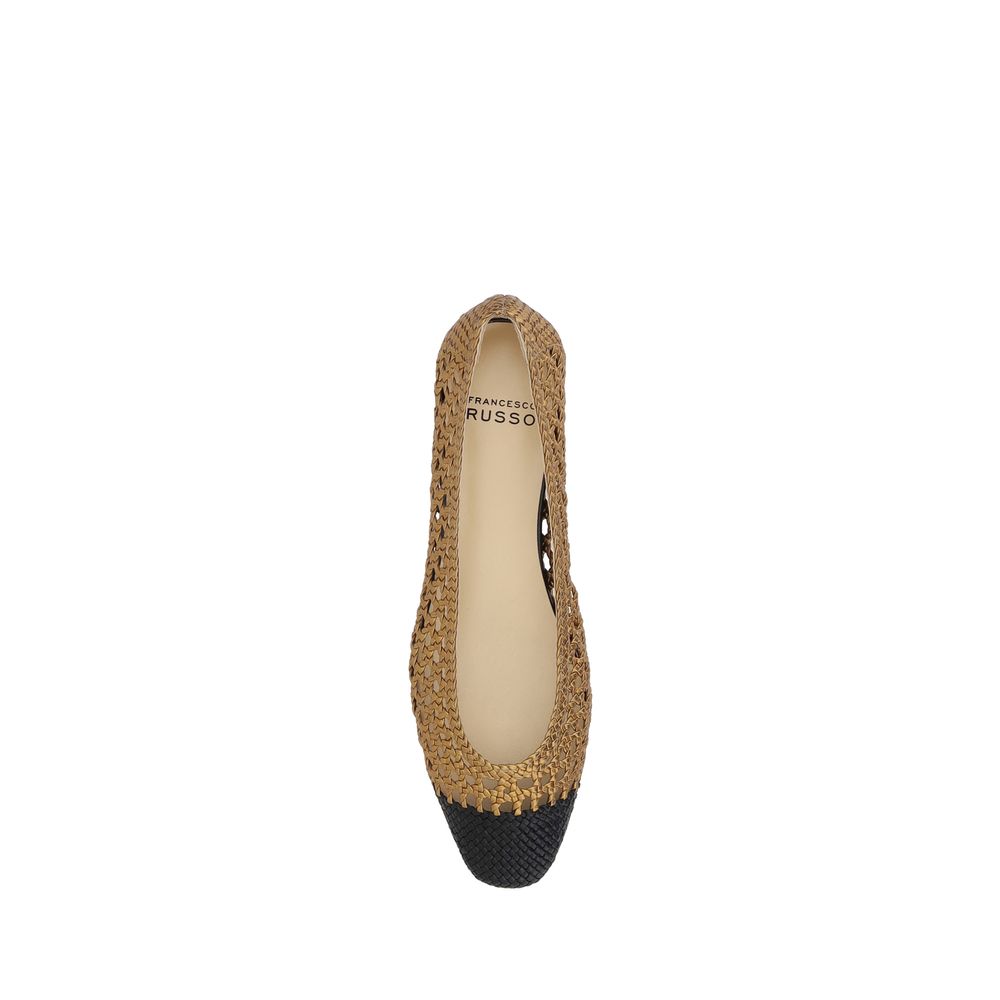 Francesco Russo Gewebte Ballerinas