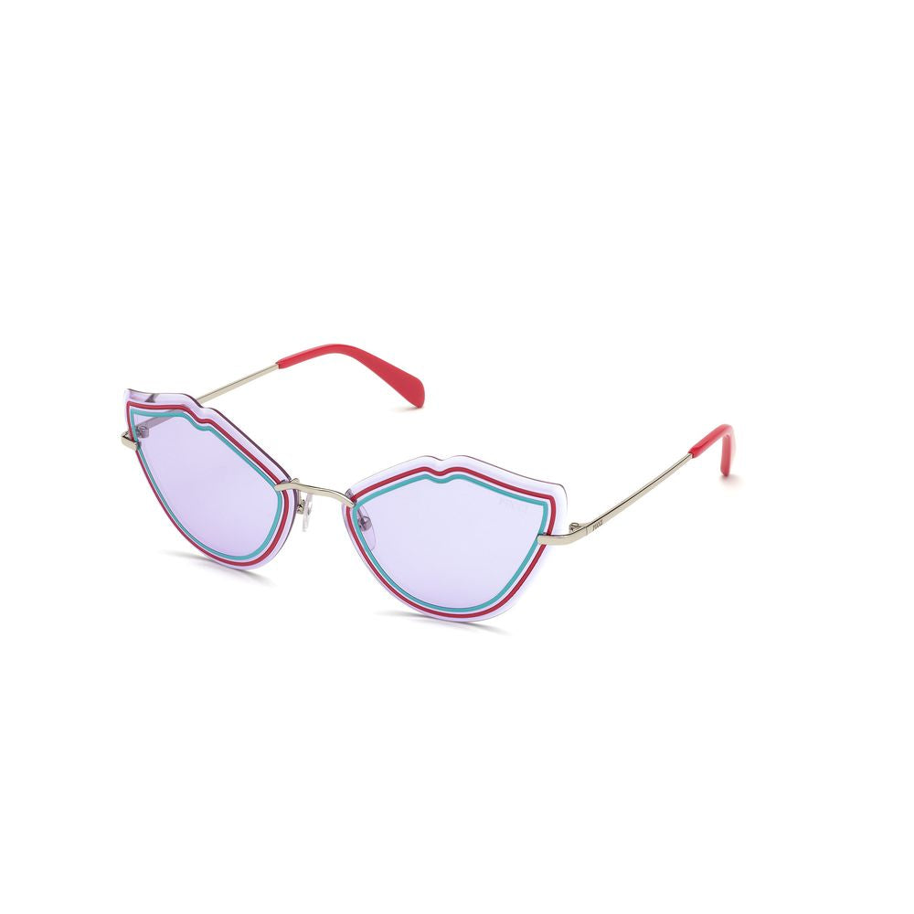 Emilio Pucci Sonnenbrille aus grauem Metall