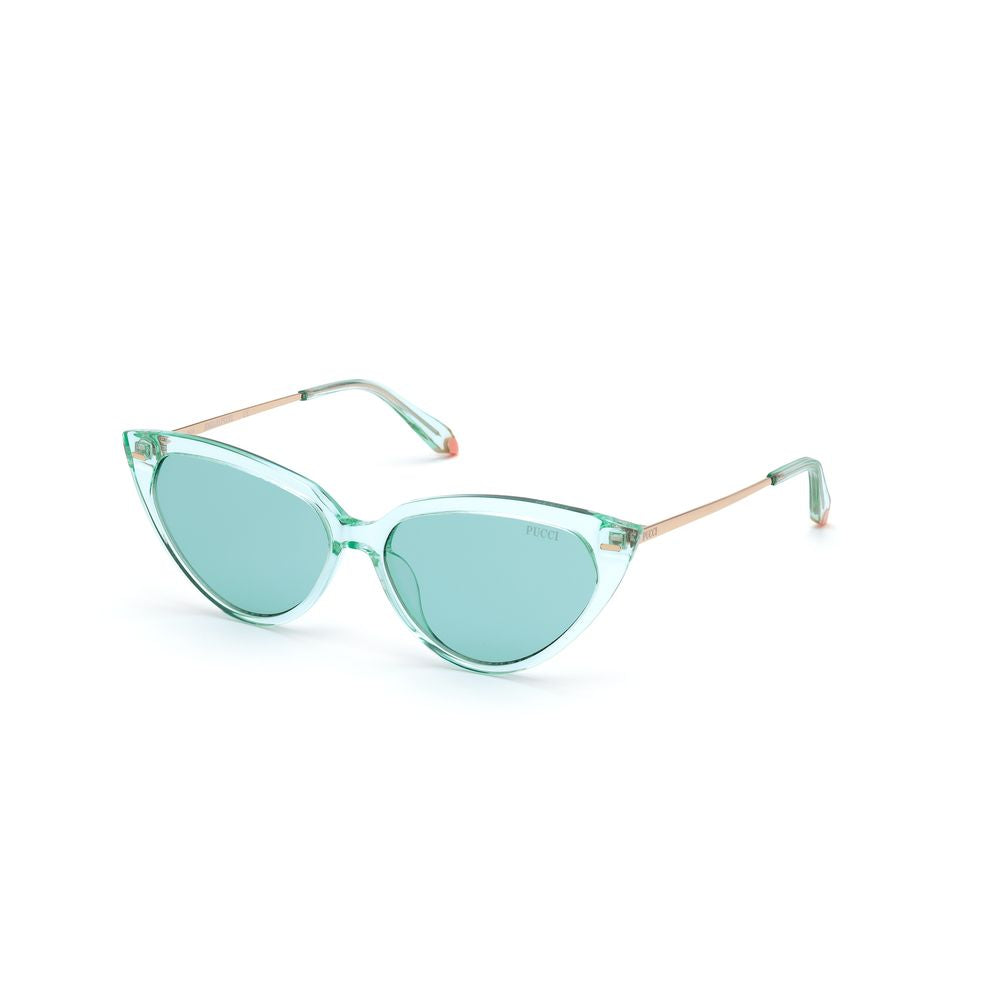 Emilio Pucci – Braune Sonnenbrille aus Kalbshaar