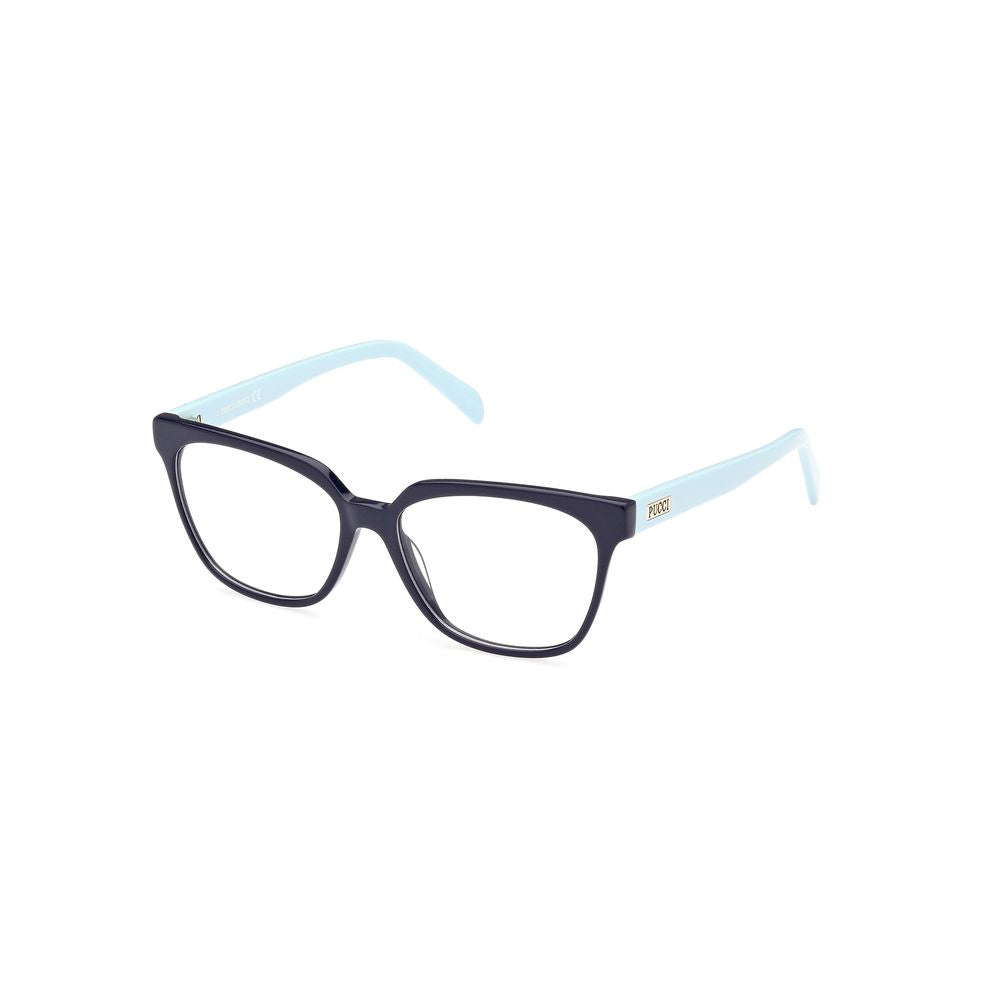 Emilio Pucci Blaue Acetatrahmen