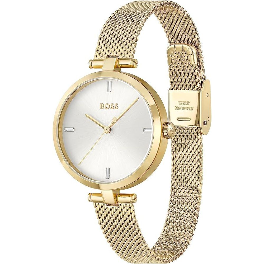 Hugo Boss – Goldene Edelstahluhr