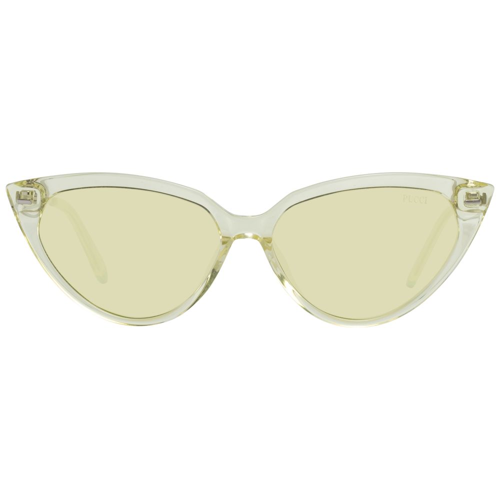 Emilio Pucci Sonnenbrille aus gelbem Metall