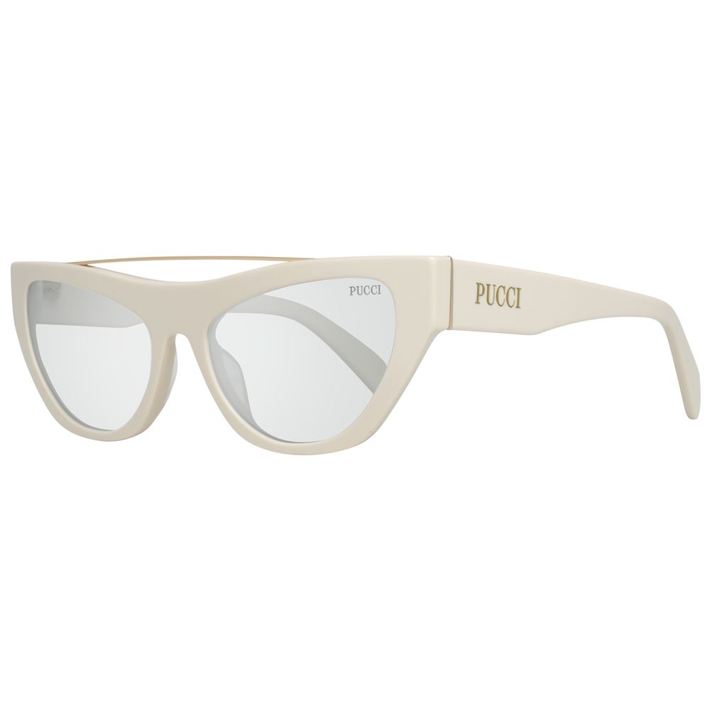 Emilio Pucci Sonnenbrille aus weißem Metall