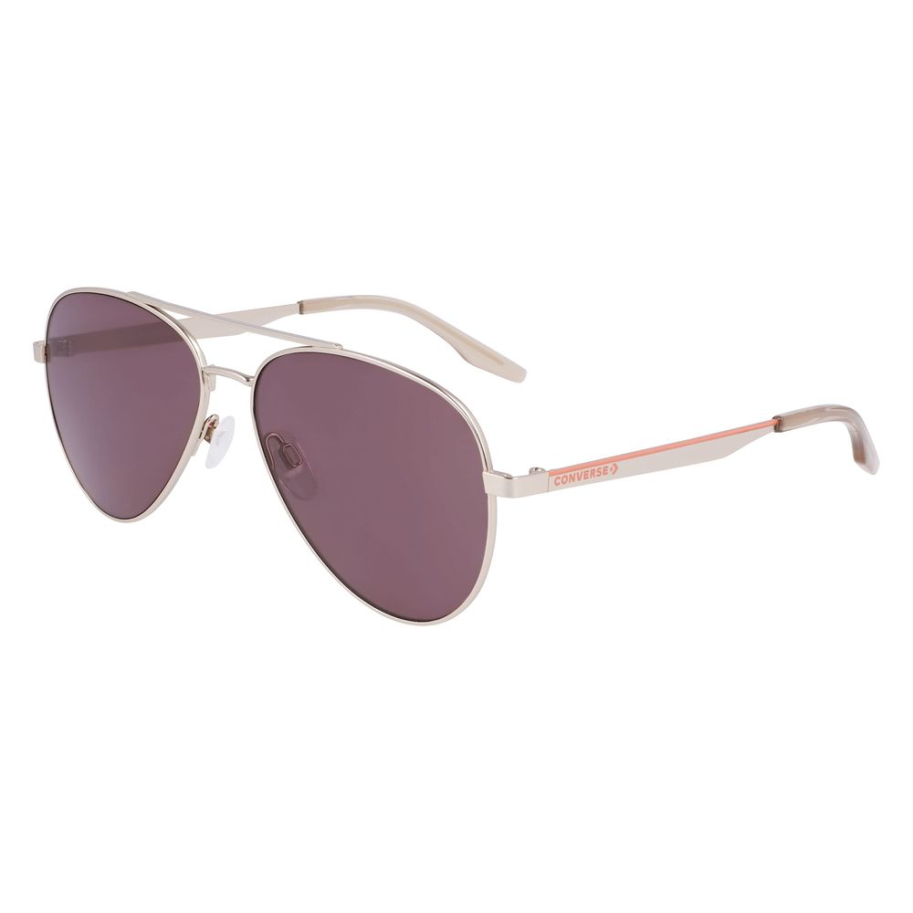 Converse Sonnenbrille aus goldenem Metall