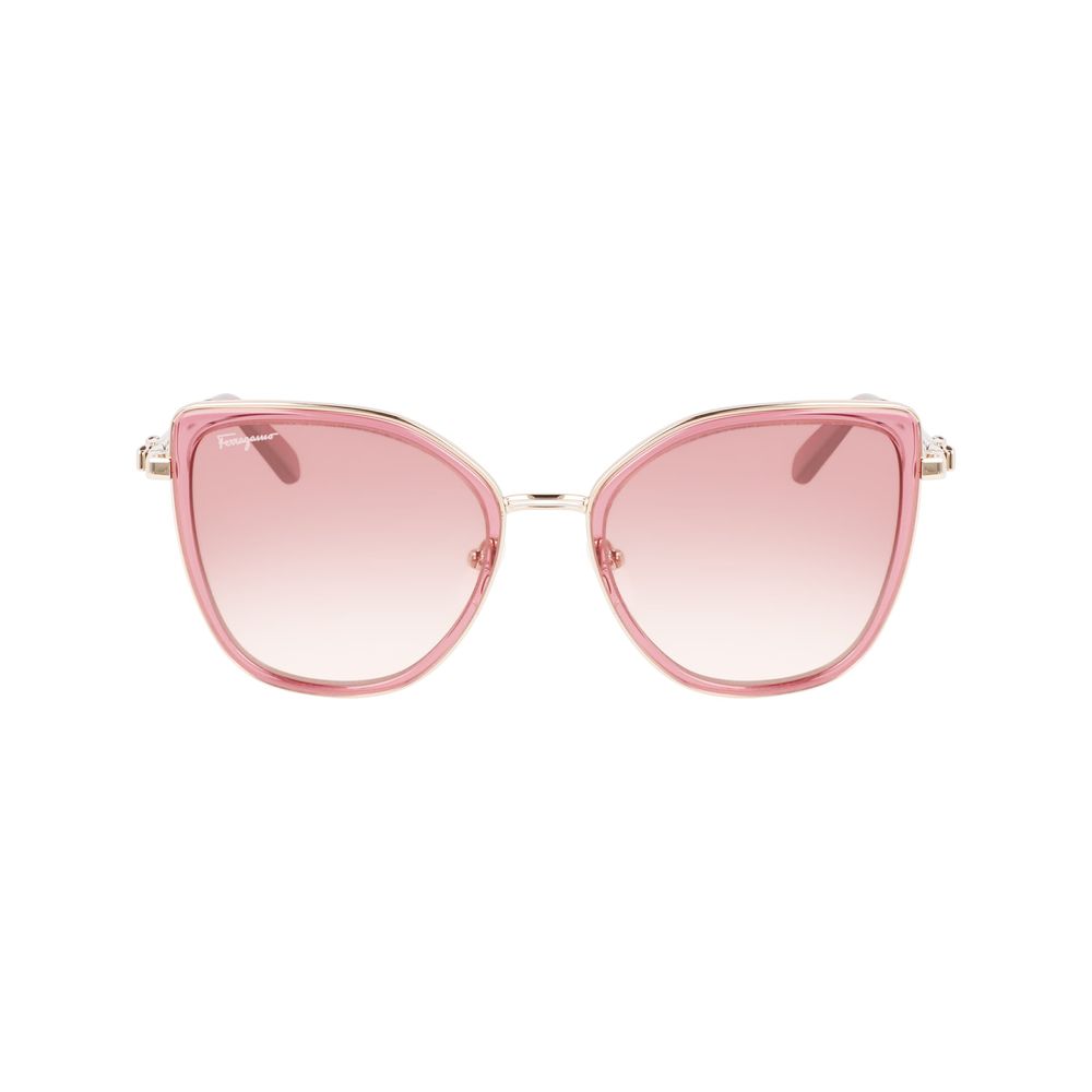 Ferragamo Sonnenbrille in Mehrfarbig aus Metall