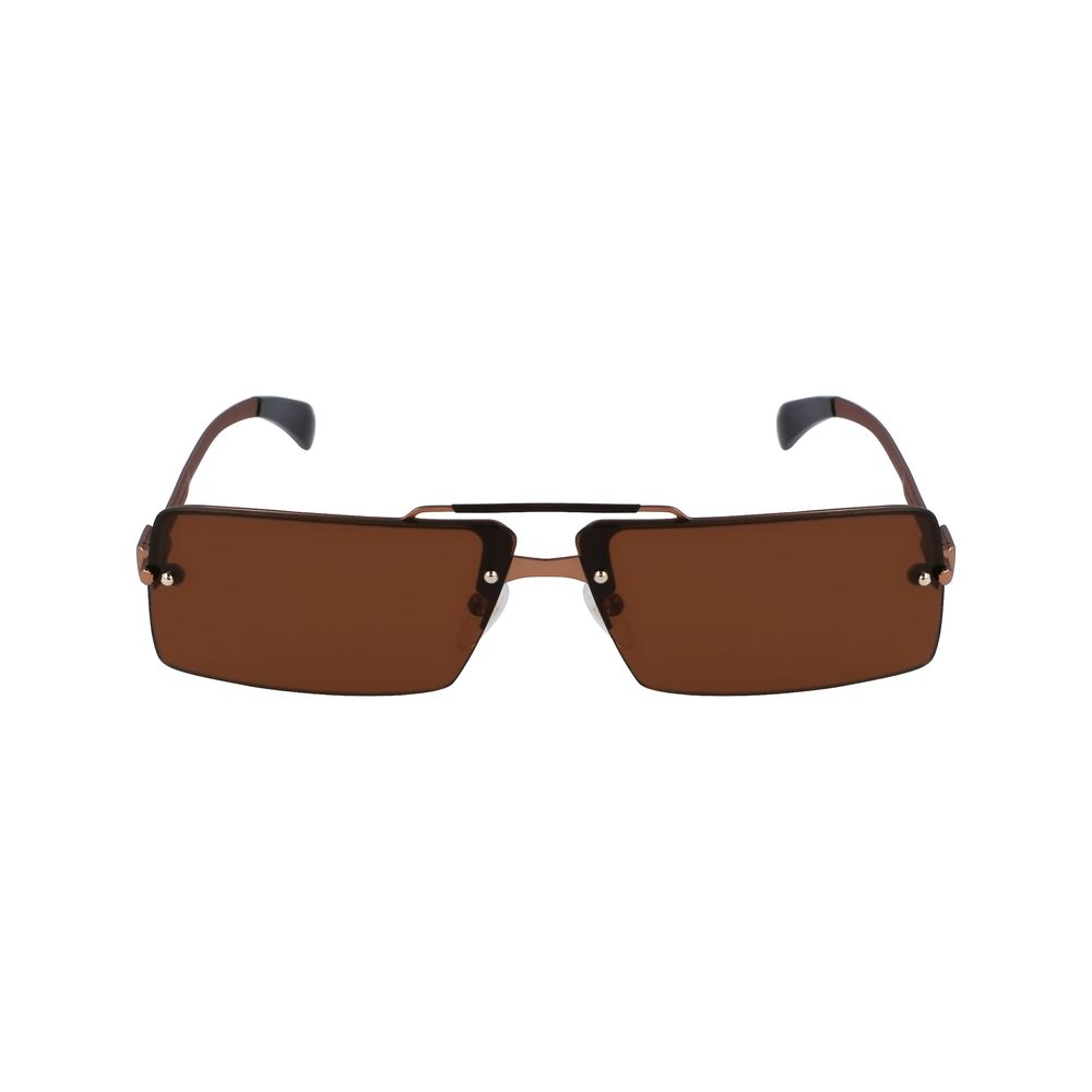 Ferragamo Sonnenbrille aus gelbem Metall