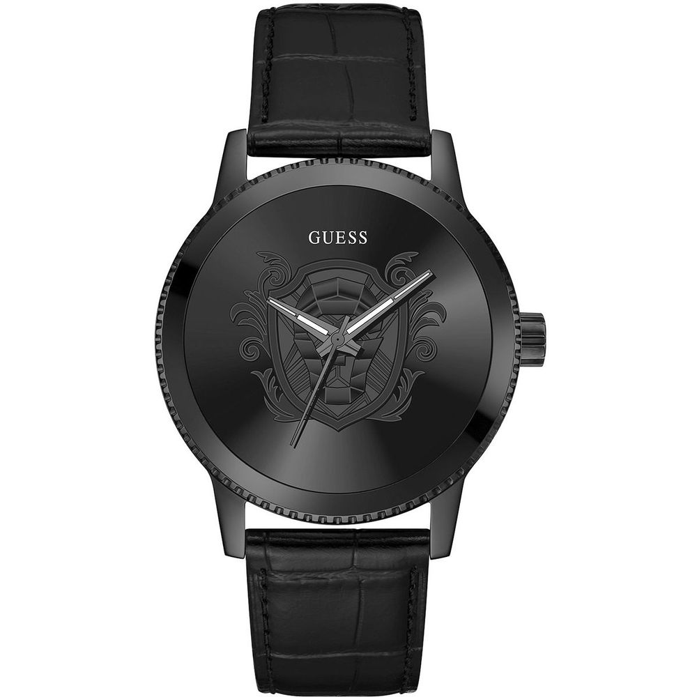 Ceas Guess din piele neagră