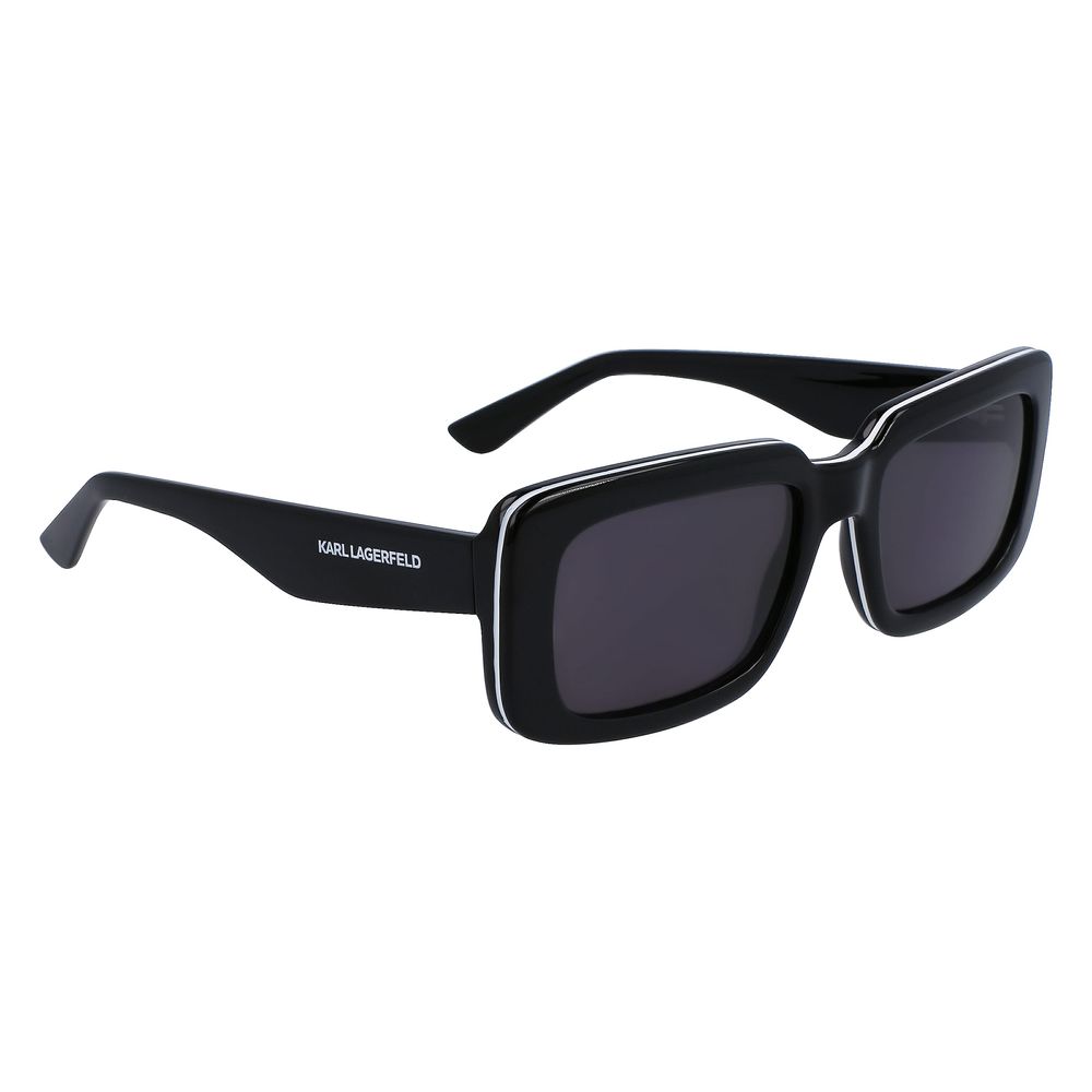 Ochelari de soare Karl Lagerfeld negri injectați