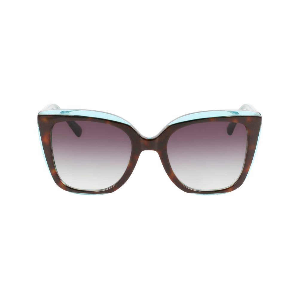 Longchamp – Beige Sonnenbrille aus Kalbshaar