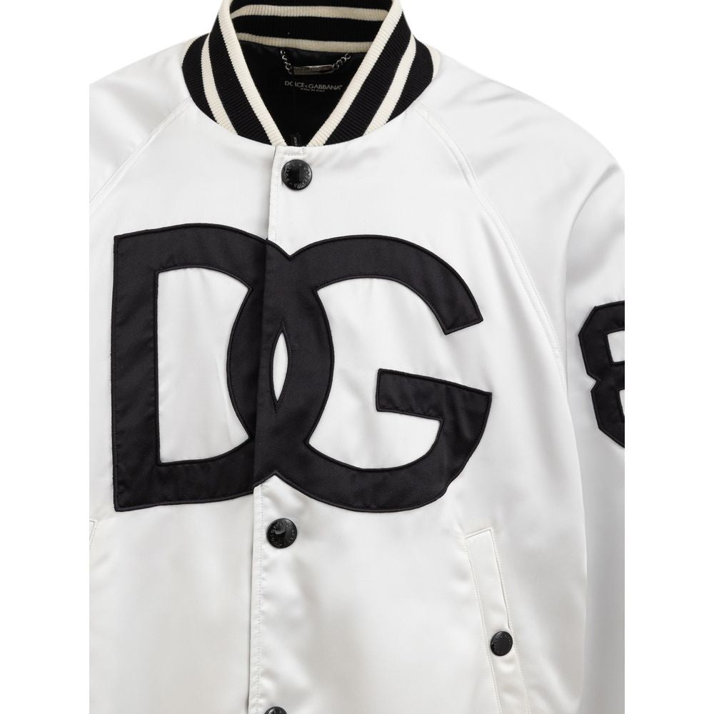 Jachetă Dolce &amp; Gabbana din poliester bej