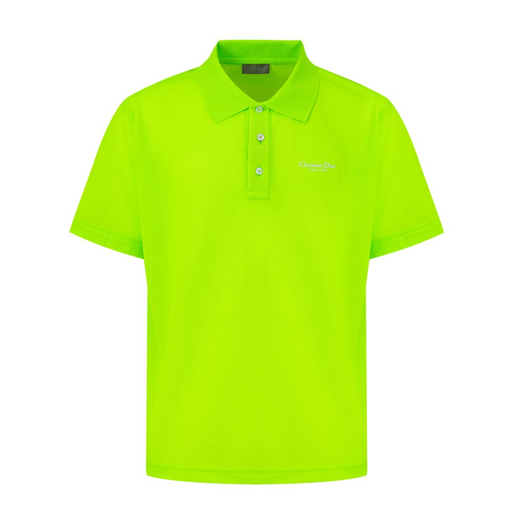 Grünes Poloshirt aus Baumwolle von Dior