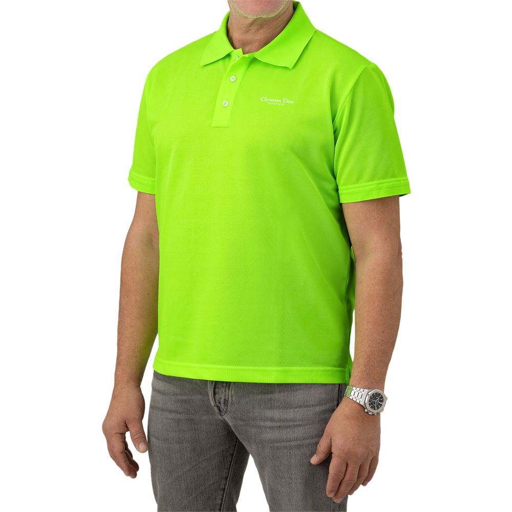 Grünes Poloshirt aus Baumwolle von Dior