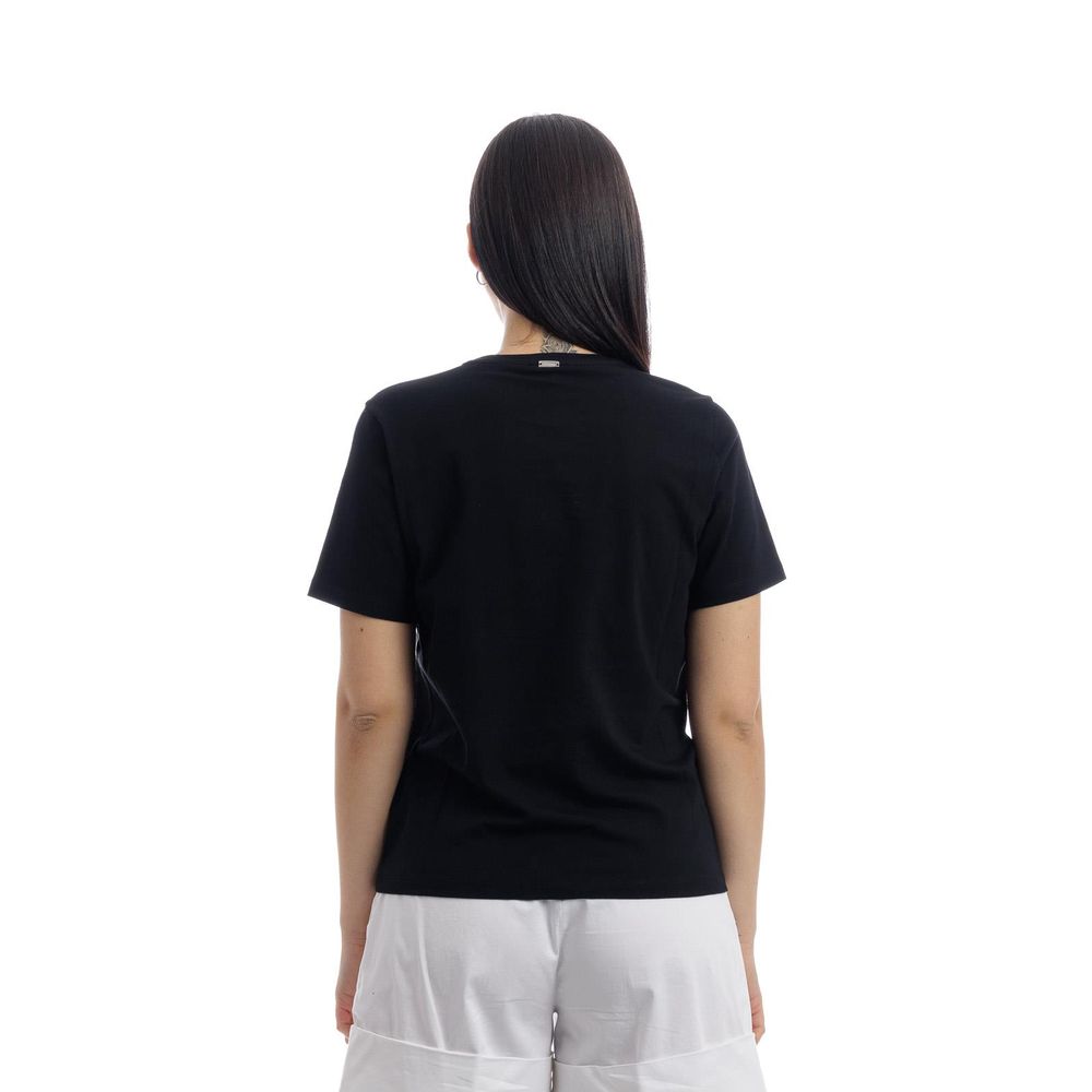 Topuri și tricou Herno din bumbac negru