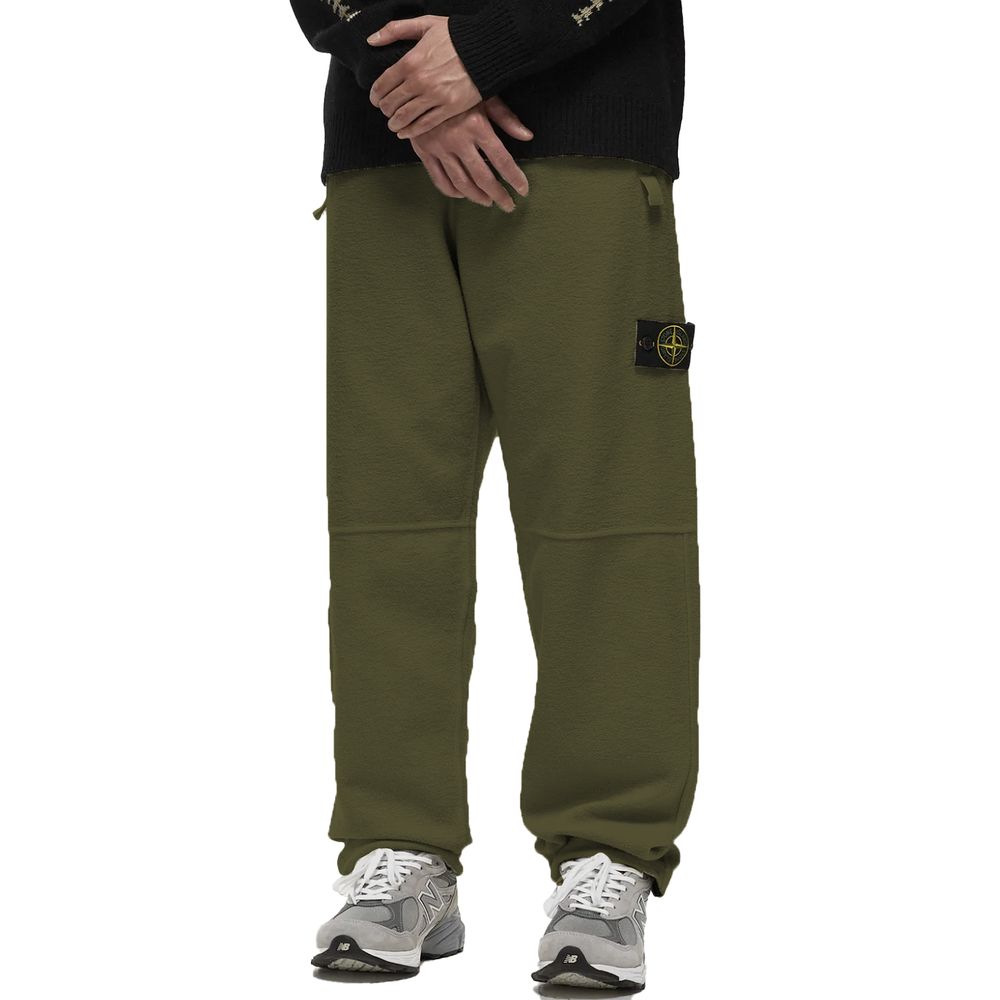 Blugi și pantaloni Stone Island din bumbac verde