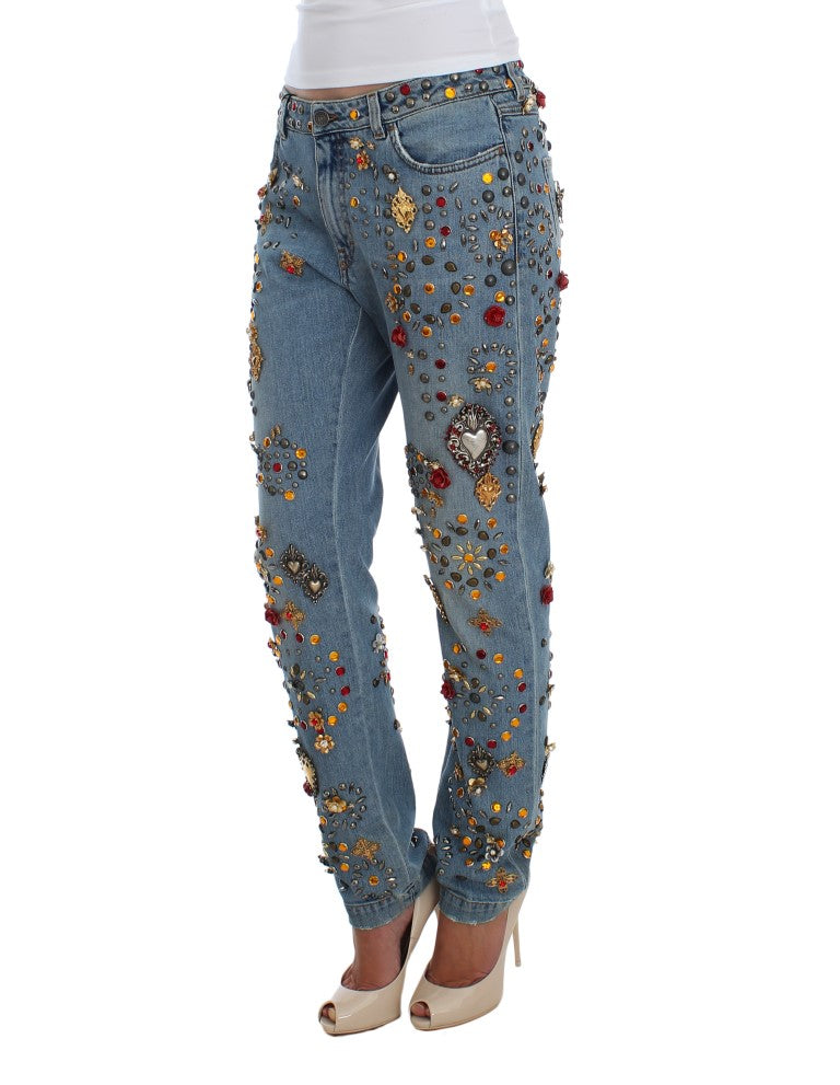 Dolce &amp; Gabbana – Enchanted Sicily – Boyfriendjeans mit Kristallherz