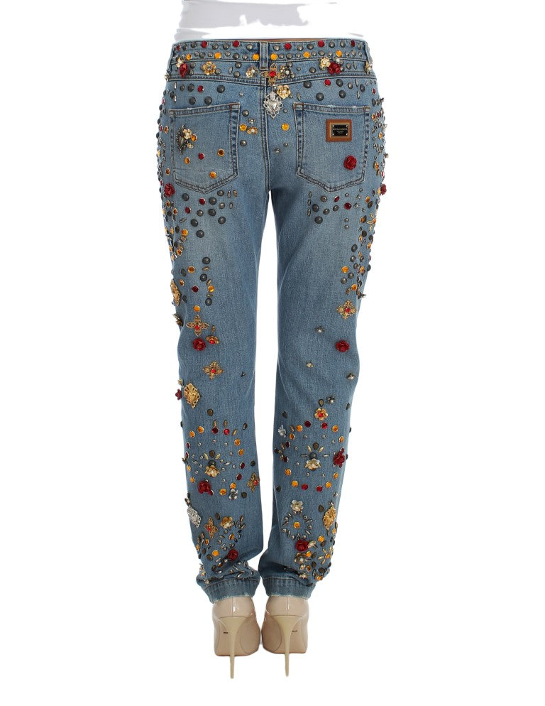 Dolce &amp; Gabbana – Enchanted Sicily – Boyfriendjeans mit Kristallherz
