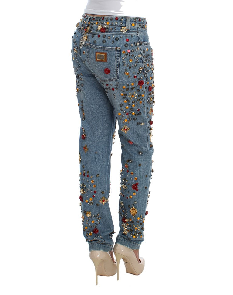 Dolce &amp; Gabbana – Enchanted Sicily – Boyfriendjeans mit Kristallherz