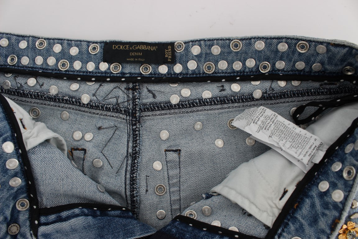 Dolce &amp; Gabbana – Enchanted Sicily – Boyfriendjeans mit Kristallherz