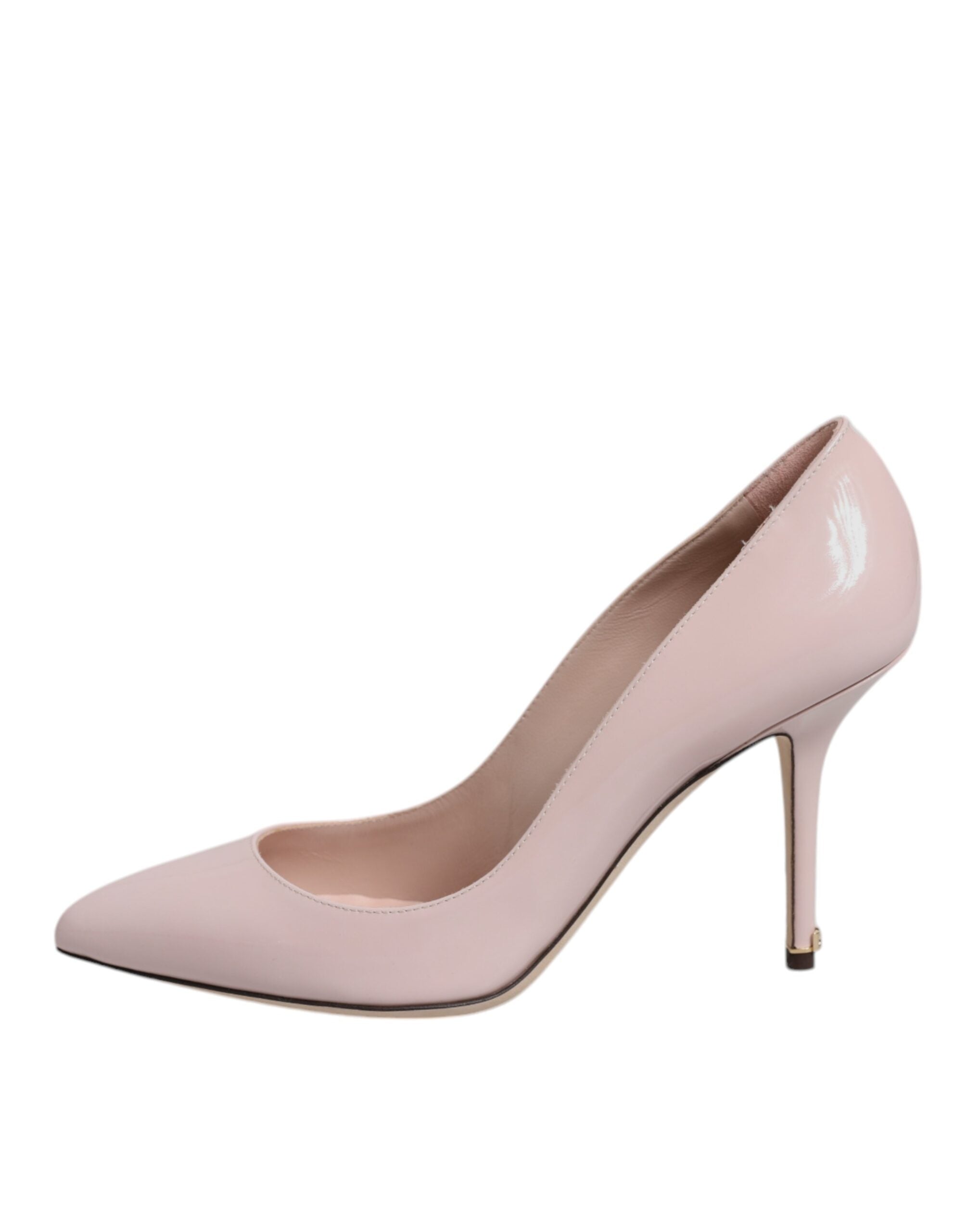 Dolce &amp; Gabbana – Pumps aus rosa Lackleder mit Stilettoabsatz
