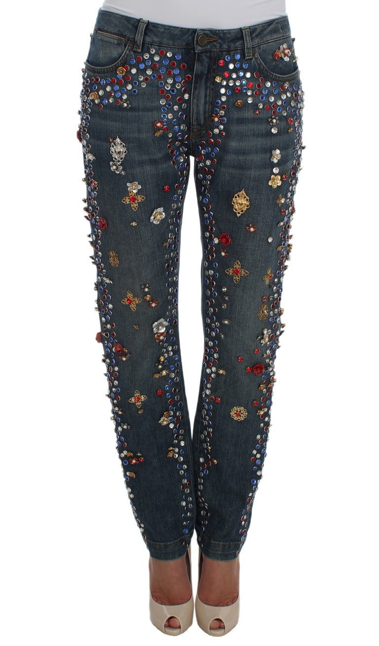 Dolce &amp; Gabbana – Enchanted Sicily – Boyfriendjeans mit Kristallherz