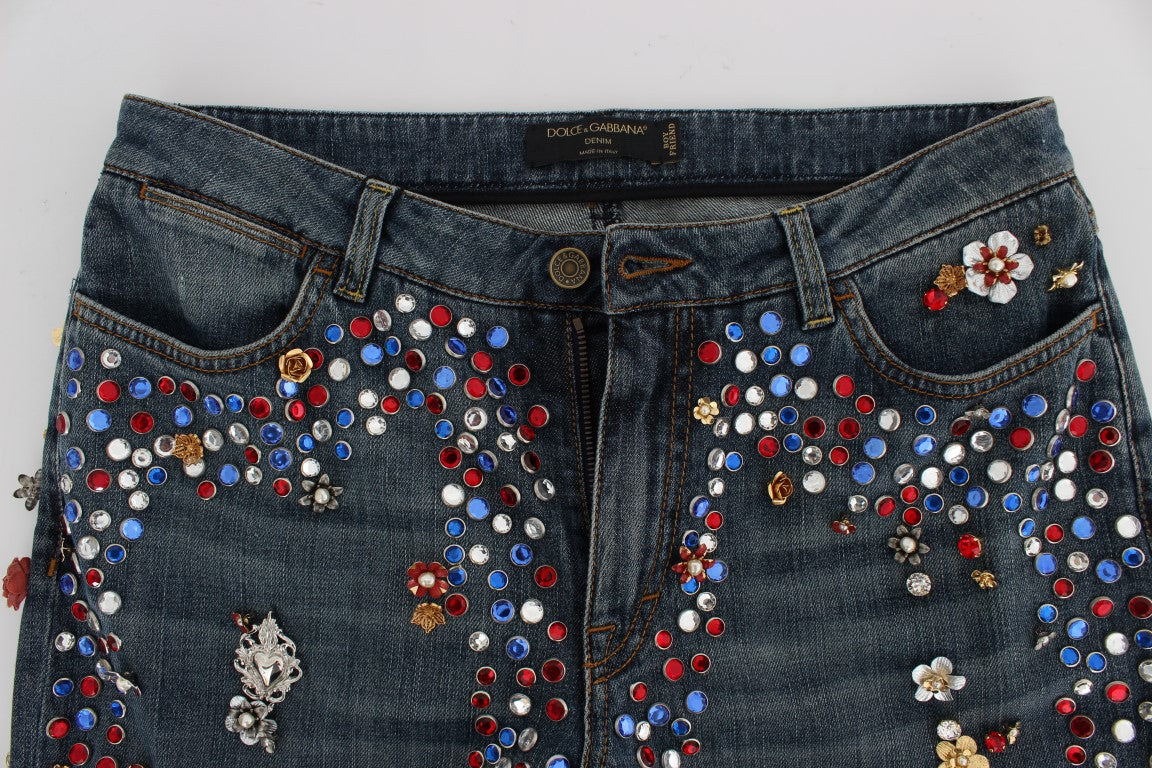 Dolce &amp; Gabbana – Enchanted Sicily – Boyfriendjeans mit Kristallherz