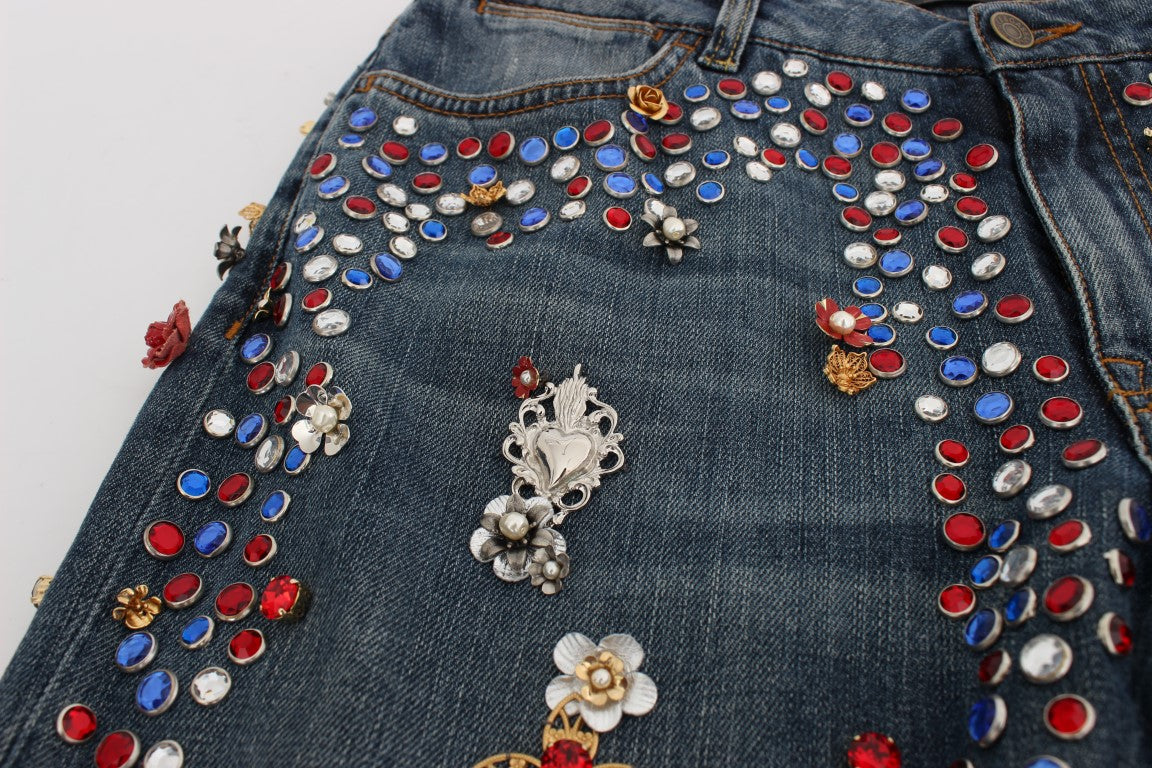 Dolce &amp; Gabbana – Enchanted Sicily – Boyfriendjeans mit Kristallherz
