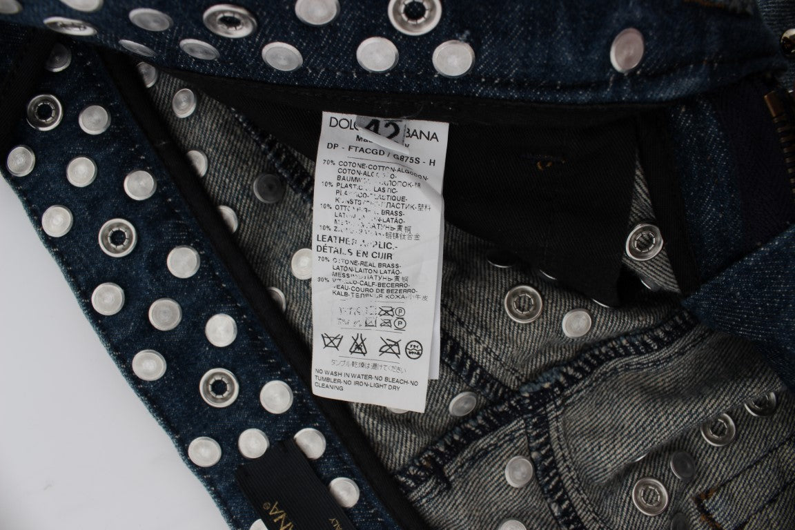 Dolce &amp; Gabbana – Enchanted Sicily – Jeans mit Kristallverzierung