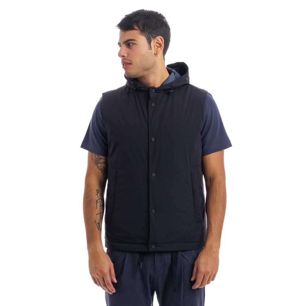 Vestă Herno din nailon albastră