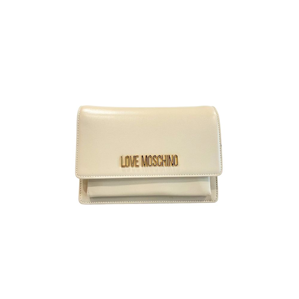 Love Moschino Beige Polyethylen Damen Umhängetasche
