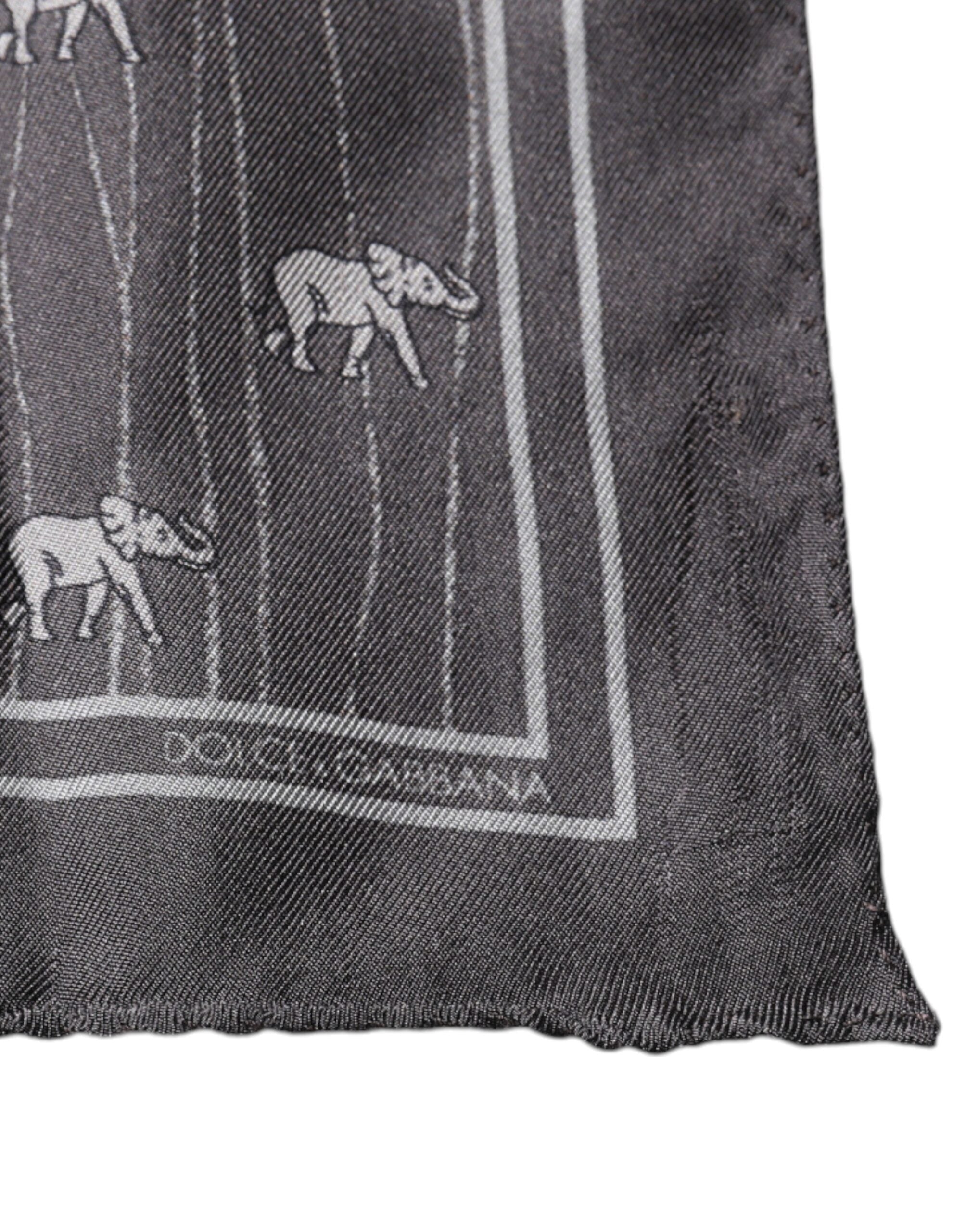 Eșarfă Dolce &amp; Gabbana Maro Elephant Fantasy Handball