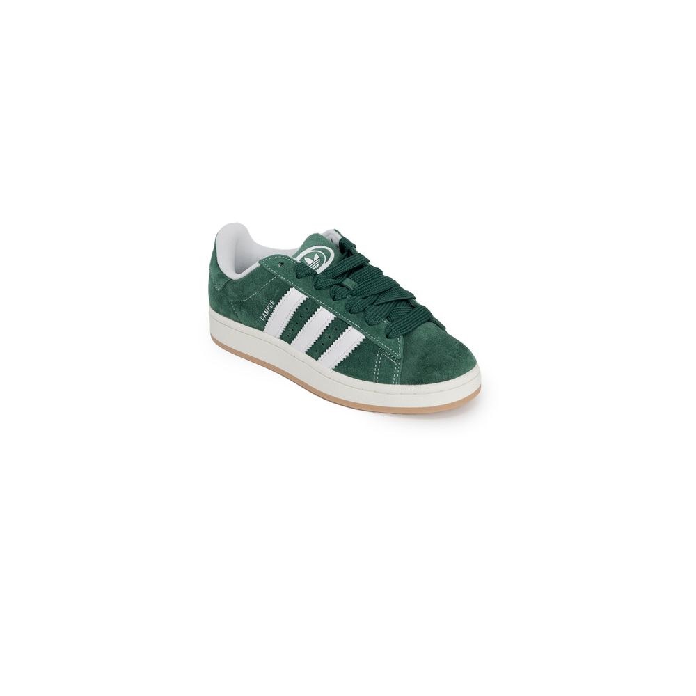 Tenișor Adidas din piele întoarsă verde