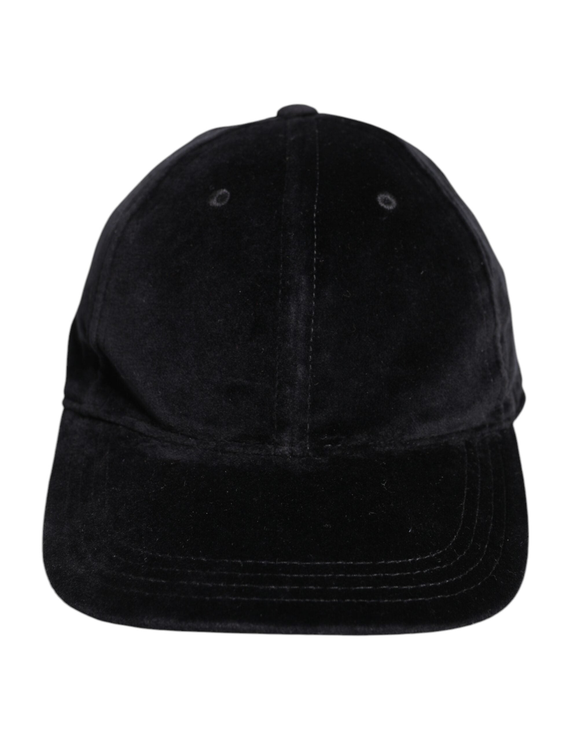 Șapcă de baseball Dolce &amp; Gabbana neagră din bumbac cu 6 panouri