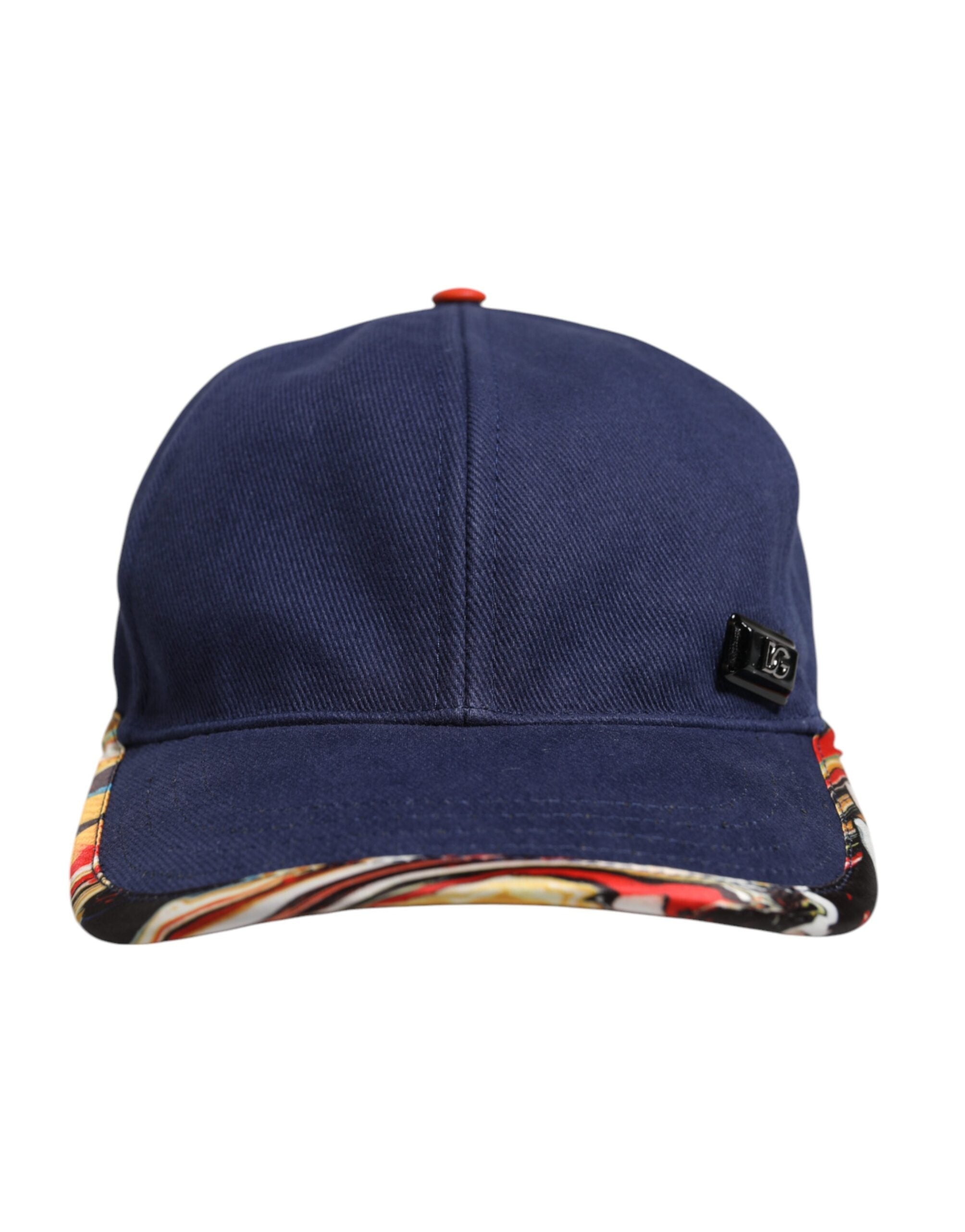 Șapcă de baseball Dolce &amp; Gabbana albastră din bumbac cu 6 panouri