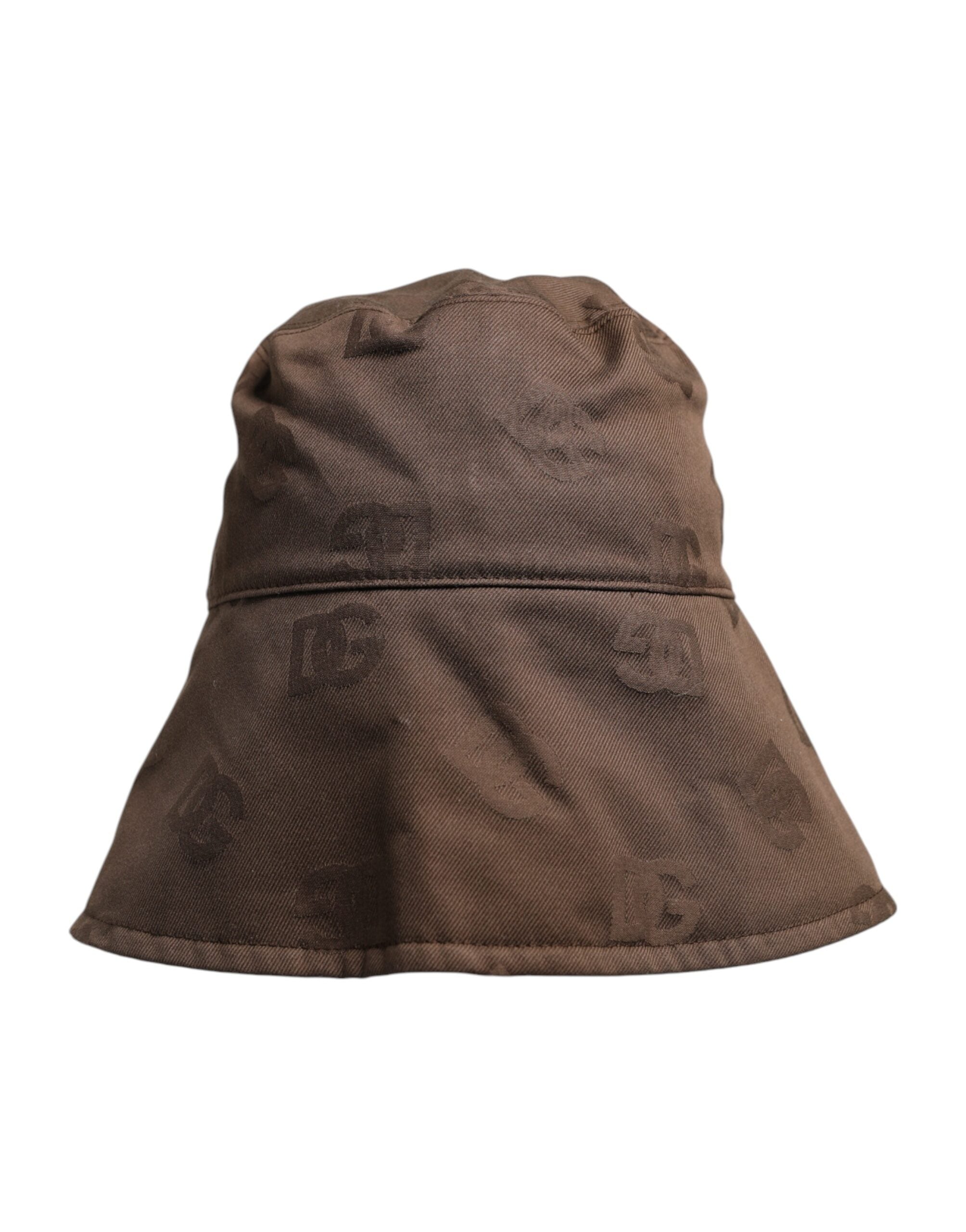 Șapcă Dolce &amp; Gabbana maro cu logo și monogramă din bumbac