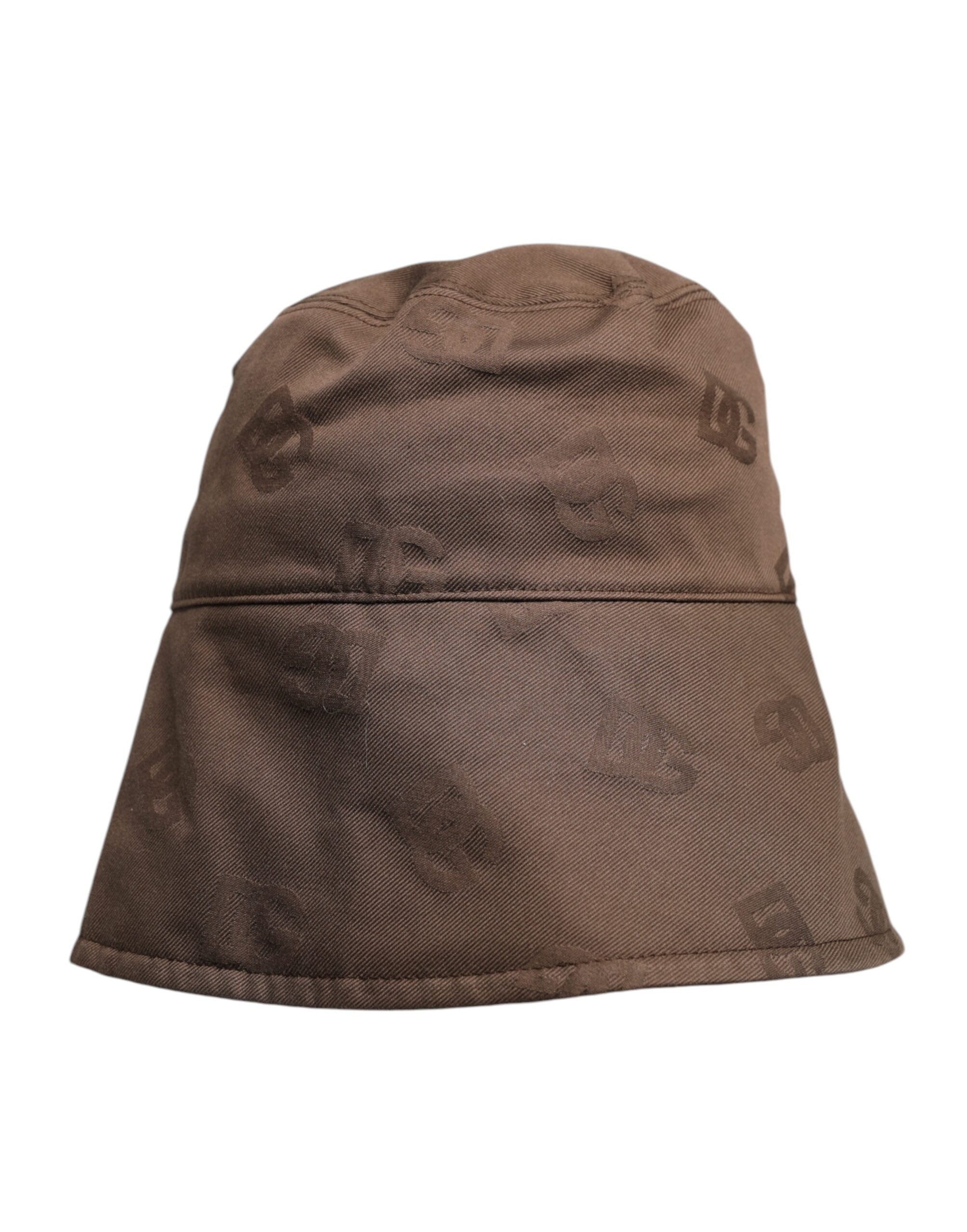 Șapcă Dolce &amp; Gabbana maro cu logo și monogramă din bumbac