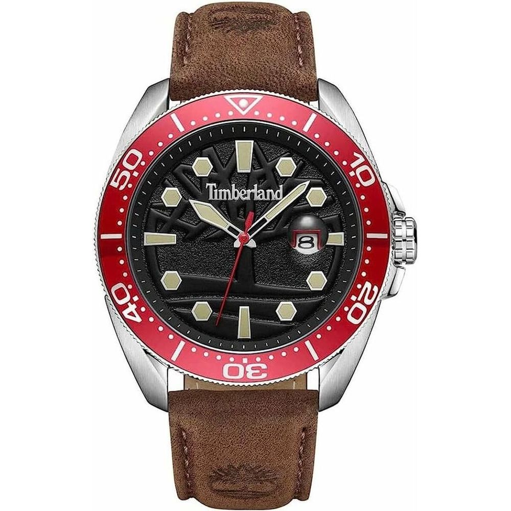 Timberland Braune Lederuhr
