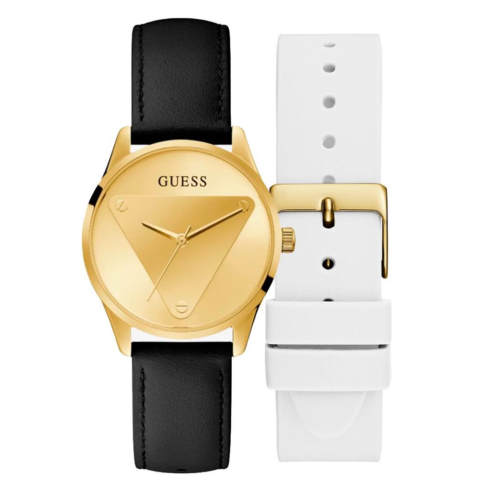 Ceas Guess din piele neagră