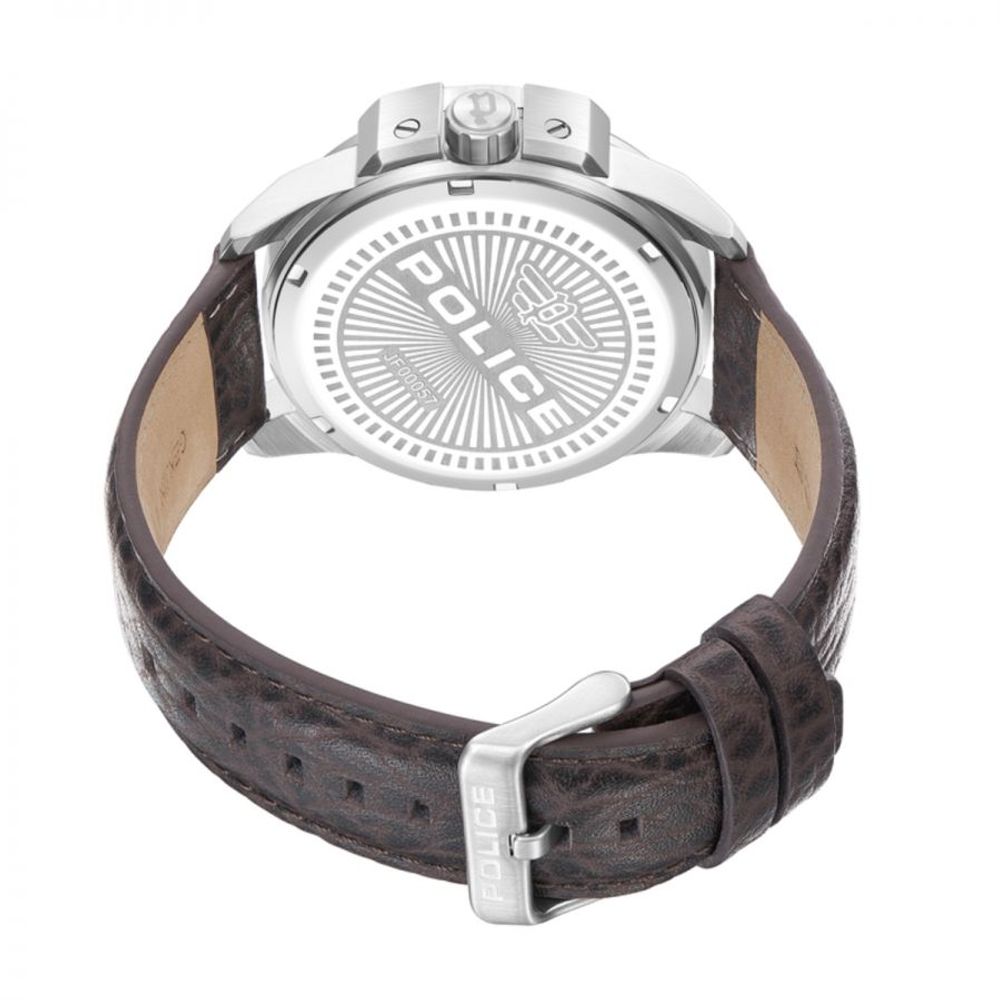 Police – Braune Lederuhr